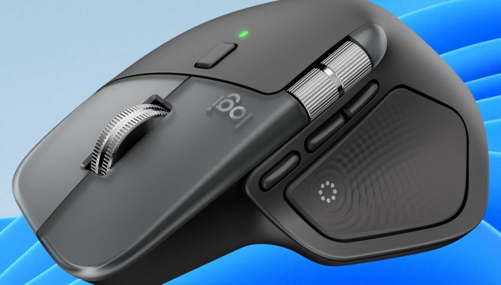 MX Master 4 in Windows 11: miška, pri kateri ukaze začutimo